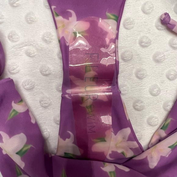 NWT Fleur Swim Calla Bottom in Lilac Lily - Picture 6 of 7